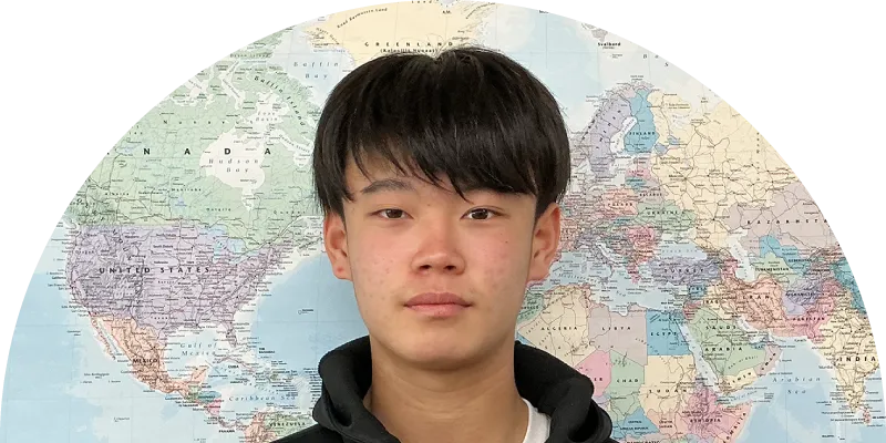 中島真之介さん 高取中学校