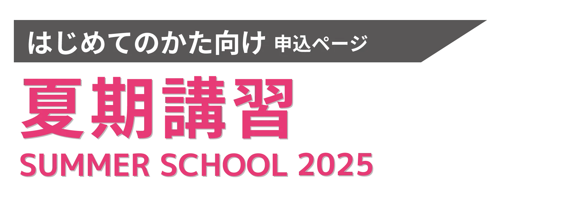 夏期講習